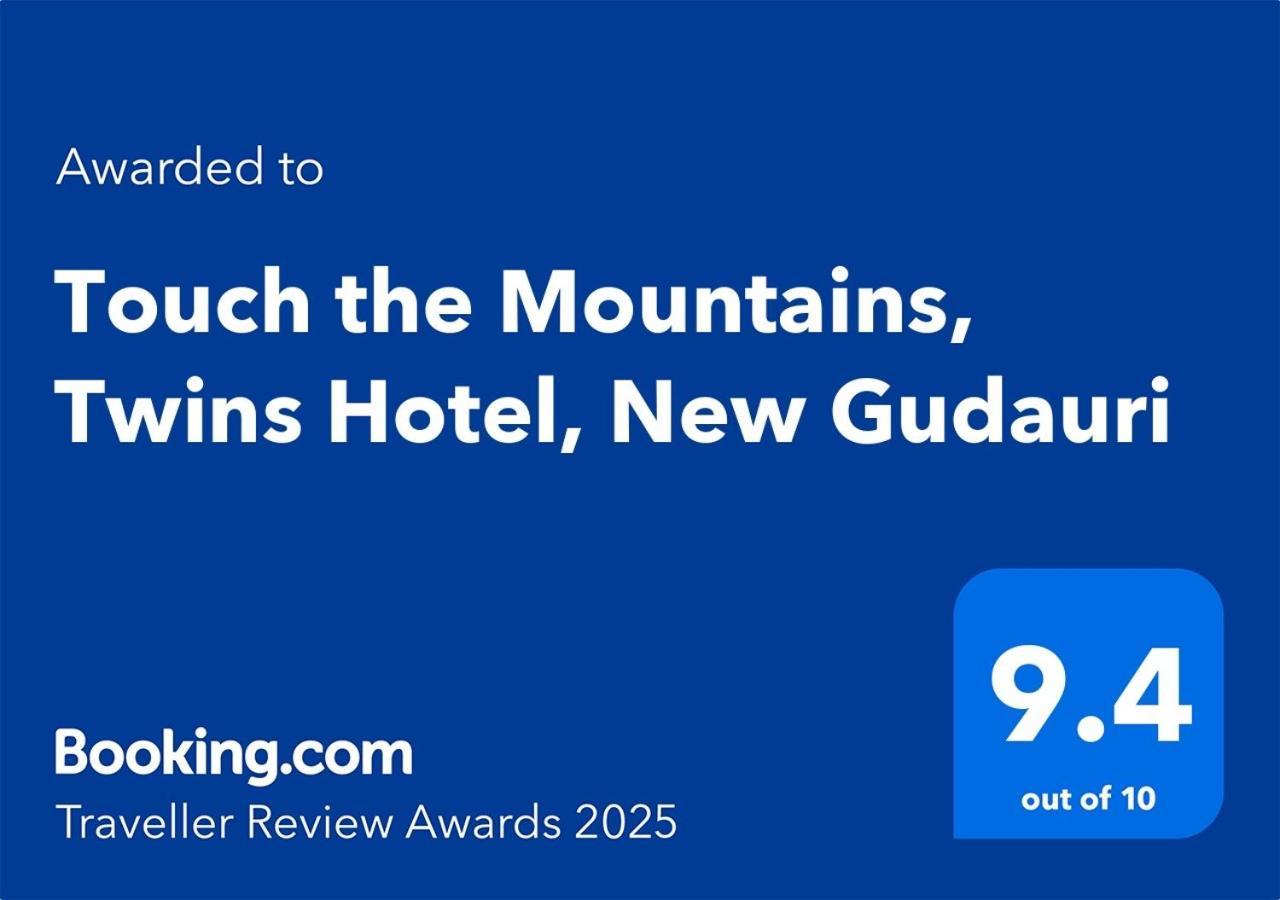 Touch The Mountains, Twins Hotel, New Гудаури Екстериор снимка